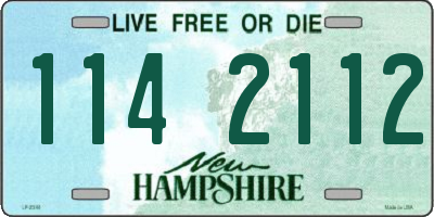 NH license plate 1142112