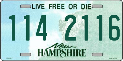 NH license plate 1142116