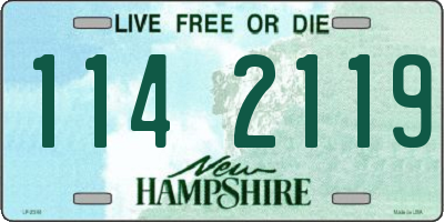 NH license plate 1142119