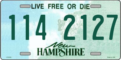 NH license plate 1142127