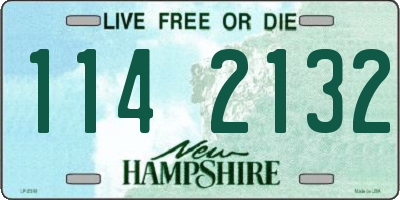 NH license plate 1142132