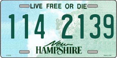 NH license plate 1142139