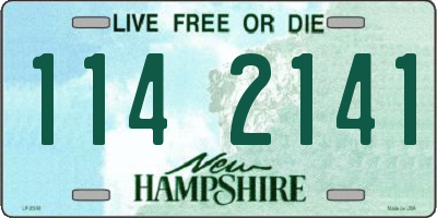 NH license plate 1142141