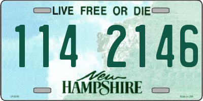 NH license plate 1142146
