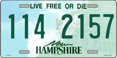 NH license plate 1142157