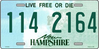 NH license plate 1142164