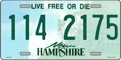 NH license plate 1142175