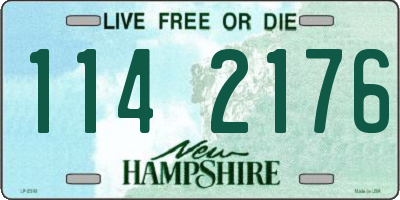 NH license plate 1142176