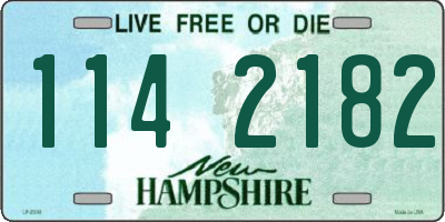 NH license plate 1142182