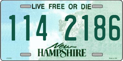 NH license plate 1142186