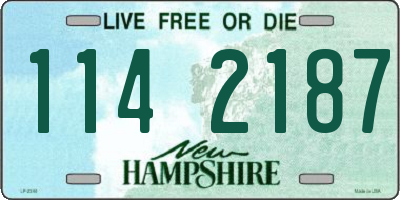 NH license plate 1142187