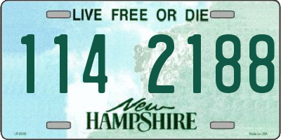NH license plate 1142188