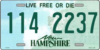 NH license plate 1142237