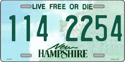 NH license plate 1142254