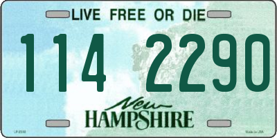 NH license plate 1142290
