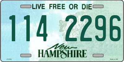 NH license plate 1142296