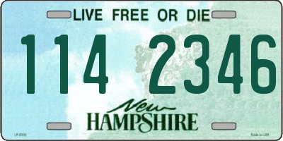 NH license plate 1142346