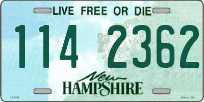 NH license plate 1142362