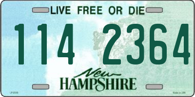 NH license plate 1142364