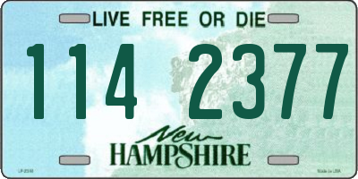 NH license plate 1142377