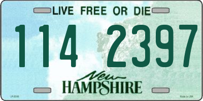 NH license plate 1142397