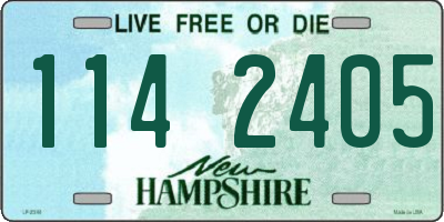 NH license plate 1142405
