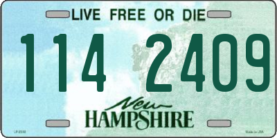 NH license plate 1142409