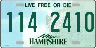 NH license plate 1142410