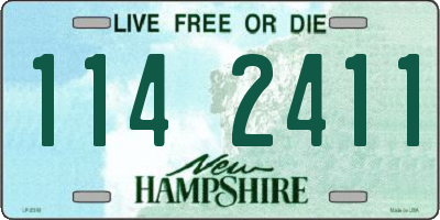 NH license plate 1142411