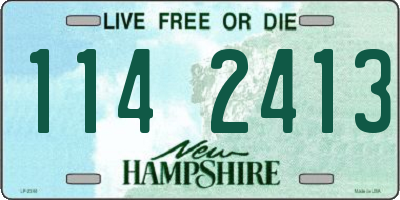 NH license plate 1142413