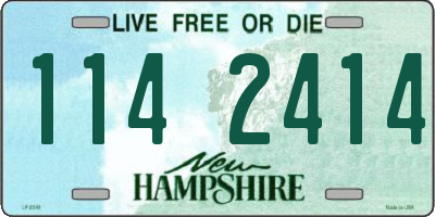 NH license plate 1142414