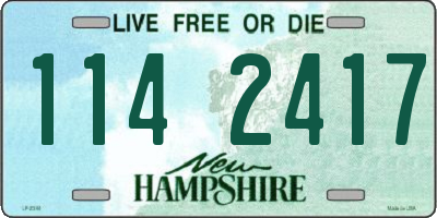NH license plate 1142417