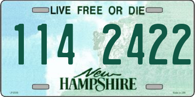 NH license plate 1142422