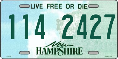 NH license plate 1142427