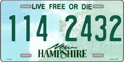NH license plate 1142432