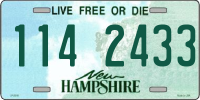 NH license plate 1142433