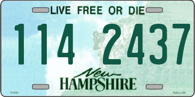 NH license plate 1142437