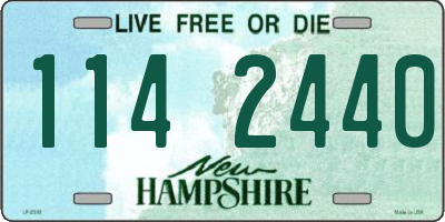 NH license plate 1142440