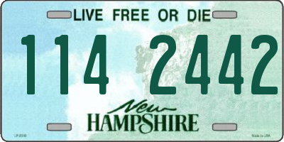 NH license plate 1142442