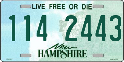 NH license plate 1142443