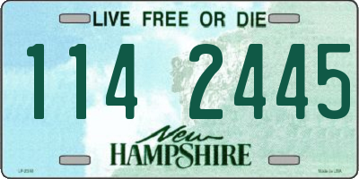 NH license plate 1142445