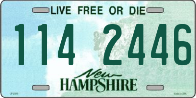 NH license plate 1142446