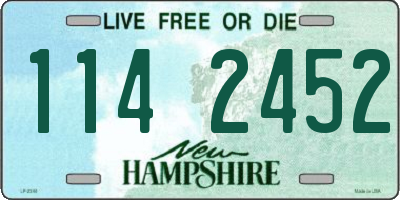 NH license plate 1142452