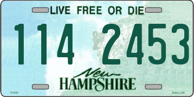 NH license plate 1142453