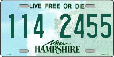 NH license plate 1142455
