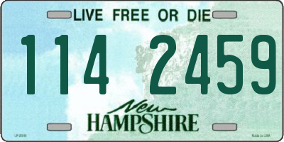 NH license plate 1142459