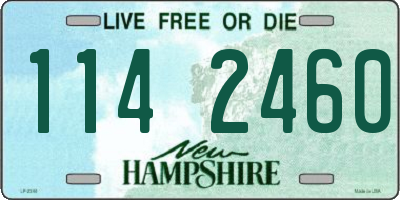 NH license plate 1142460