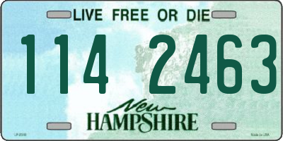 NH license plate 1142463