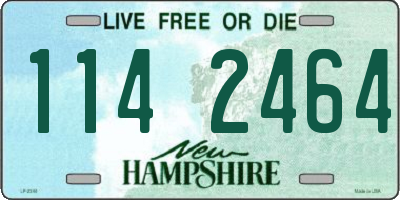 NH license plate 1142464