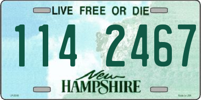 NH license plate 1142467